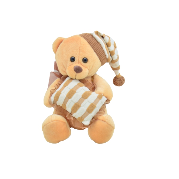 Urso Bege com almofadinha M